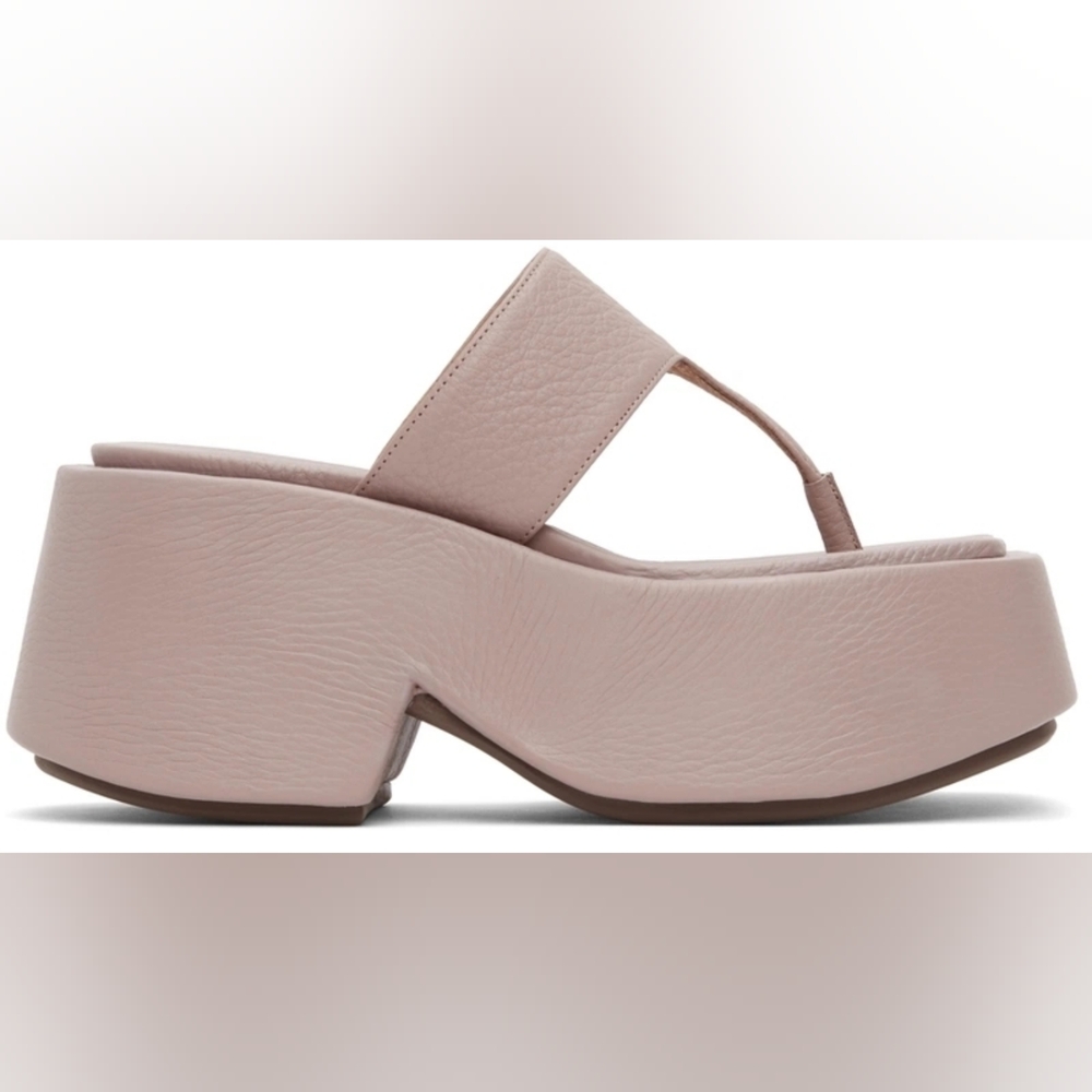 Marsèll Pink Zeppo Infradito Platform Sandals